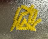 A picture of step 1 of Fusilli Pasta Salad.