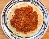 A picture of step 8 of Spaghetti with Bolognese Meat Sauce.