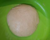 A picture of step 4 of Pumpkin Bread in Pumpkin shape (no oven bread).
