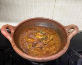 A picture of step 3 of Stuffed Brinjal gravy / Ennai Kathirikkai Kuzhambu.