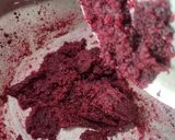 A picture of step 5 of Beetroot Coconut Burfi.