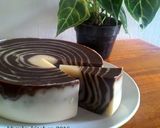 Foto langkah ke 8 dari resep Puding Roti Tawar Zebra tanpa telur + mentega.