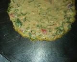 A picture of step 4 of Bajra mix veg chilla.