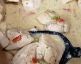 A picture of step 7 of Creamy Tuscan chicken.