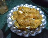 A picture of step 8 of Shahi Gatte.