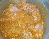 A picture of step 2 of Chicken korma biryani.
