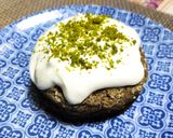 Фото кроку 3 до Яблочный кекс с конопляной мукой в кружке.