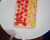 Foto langkah ke 3 dari resep Fruit jellyball🍡🍉 🥭 creamy milk🫗.
