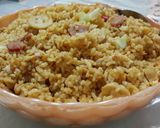 Foto langkah ke 5 dari resep Nasi Goreng Bakso Sosis Enak.