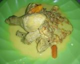 Foto langkah ke 6 dari resep Opor ayam & telur mata sapi enak.