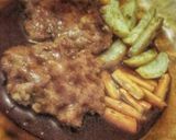 Foto langkah ke 4 dari resep Steak Tempe Lada Hitam Home Made.