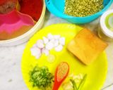 A picture of step 1 of Moong dal tikki.