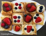 Foto del paso 6 de la receta Hojaldres con crema pastelera y crema pastelera de chocolate