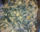 Foto del paso 2 de la receta: Bacalao dorado con espinacas y gratinado 