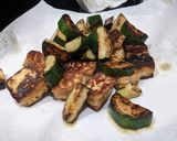 A picture of step 2 of Spicy braised tofu.