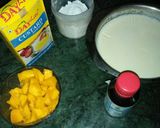A picture of step 1 of Mangocustard.