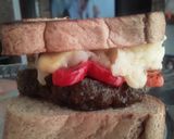 Foto del paso 11 de la receta: Bocadillo de brócoli y queso de papa!!!🤔🤨😐🥪🥦🌶🥔🥕🍞🧀🍟🥪