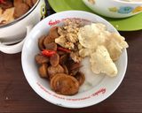 Foto langkah ke 3 dari resep Bubur Topping Semur.