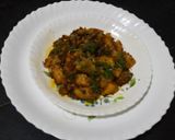 A picture of step 7 of Fennel seeds peri peri stir fry potato.