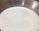 A picture of step 1 of Strawberry Rabdi.
