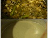 Foto del paso 1 de la receta Crema de champiñones, espárragos y puerros