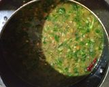 A picture of step 5 of Daal Bhaji.