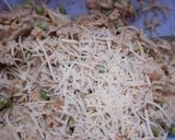 A picture of step 3 of Chicken cheese pocket parcel.