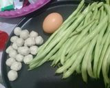 Foto langkah ke 1 dari resep Tumis buncis orak arik.