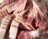 Foto del paso 4 de la receta Macarrones con bacon, y costra de huevos, quesos y bebida de avena