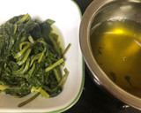 A picture of step 1 of Palak Paneer.