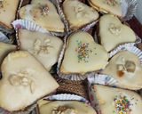 Pas rețetă İnimioare (İşlere) cu cremă de lămâie și fondant alb 6 fotografie
