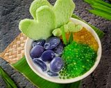Foto langkah ke 6 dari resep Kolak 3 Warna - Kolang kaling, Mutiara & Roti Tawar.