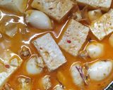 Foto langkah ke 5 dari resep Gulai cumi gendut isi tahu.