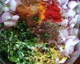 A picture of step 1 of Onion Pakoda Gravy.