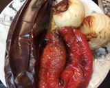A picture of step 3 of Coca de Escalivada.