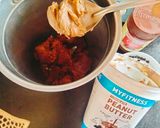 A picture of step 1 of Peanuts Butter Brownie Milkshake 😋.