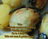 A picture of step 2 of Baingan Aloo.