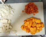 Foto del paso 1 de la receta: Crema de calabaza a la sidra