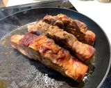 A picture of step 5 of Quite crispy lamb chops.