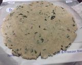 A picture of step 6 of Pudina Jowar Rotis.
