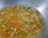 A picture of step 4 of Manchow Soup.