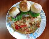 Vegetable cheese omelette 🍞🥚🍅🫑🥔🧅🌶️