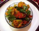 A picture of step 5 of Sauteed vegetables.