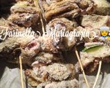 A picture of step 7 of Eggplant Skewers (Spiedini di Melanzane) in the Air Fryer.