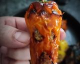 Foto del paso 5 de la receta: 🎃 PAPRIKAS RELLENAS, VERSIÓN Halloween 🎃