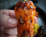 Foto del paso 5 de la receta: 🎃 PAPRIKAS RELLENAS, VERSIÓN Halloween 🎃