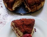 A picture of step 6 of Tiramisu cake 😍.