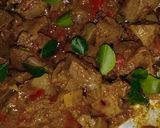 A picture of step 8 of Mutton Liver Pepper Fry.