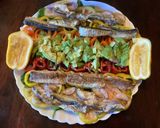 A picture of step 3 of California Farm Spinach Sardine Salad.