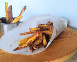Foto do passo 4 de Batata Doce "frita"